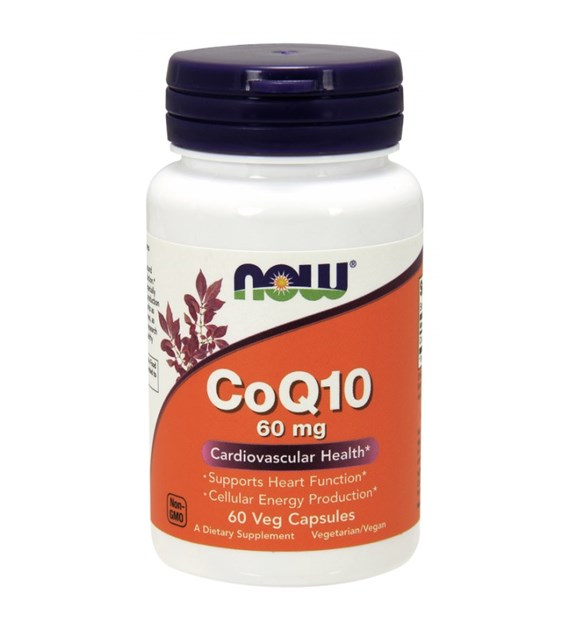 NOW FOODS Koenzym Q10 60 mg (60 kaps.)