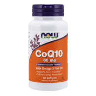 NOW FOODS Koenzym Q10 i Omega-3 (60 kaps.)