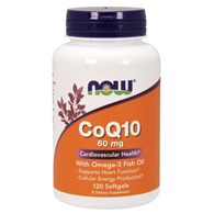 NOW FOODS Koenzym Q10 i Omega-3 (120 kaps.)