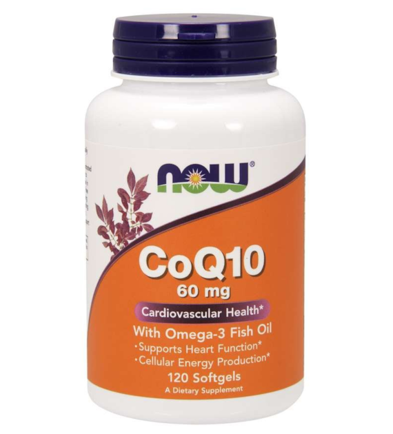 NOW FOODS Koenzym Q10 i Omega-3 (120 kaps.)