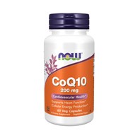 NOW FOODS Koenzym Q10 200 mg (60 kaps.)