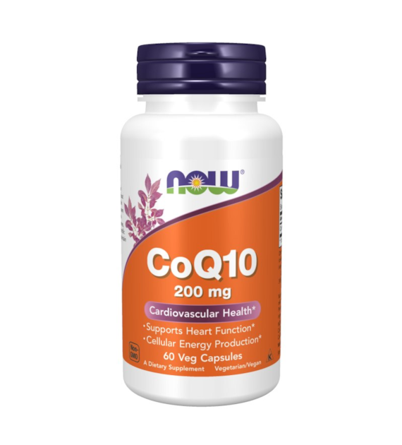 NOW FOODS Koenzym Q10 200 mg (60 kaps.)