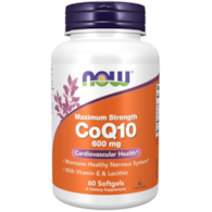 NOW FOODS Koenzym Q10 600 mg (60 kaps.)