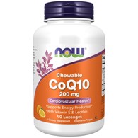 NOW FOODS Koenzym Q10 200 mg (90 tabl.)