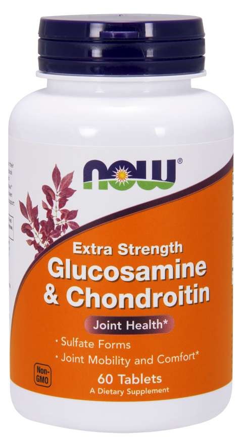 NOW FOODS Glukozamina i Chondroityna (60 tabl.)