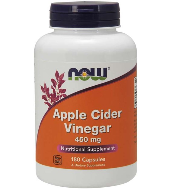 NOW FOODS Apple Cider Vinegar, 450 mg (180 caps)