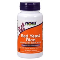 NOW FOODS Red Yeast Rice 600 mg with CoQ10 30 mg (60 kaps.)