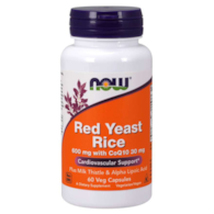 NOW FOODS Red Yeast Rice 600 mg with CoQ10 30 mg (60 kaps.)