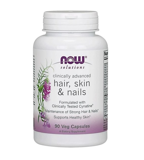 NOW FOODS Hair, Skin & Nails - Włosy, Skóra i Paznokcie (90 kaps.)