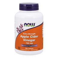 NOW FOODS Apple Cider Vinegar, 750 mg (180 tabs)