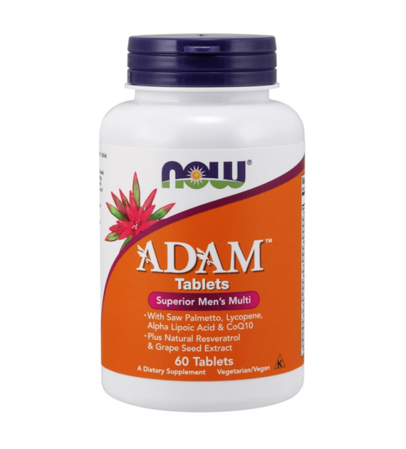 NOW FOODS Multiwitamina i Składniki Mineralne dla Mężczyzn ADAM (60 tabl.)