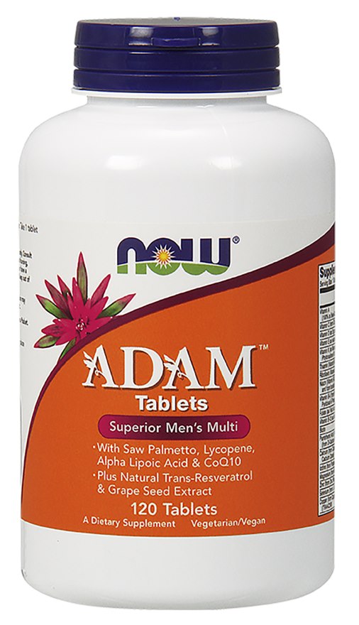 NOW FOODS Multiwitamina i Składniki Mineralne dla Mężczyzn ADAM (120 tabl.)