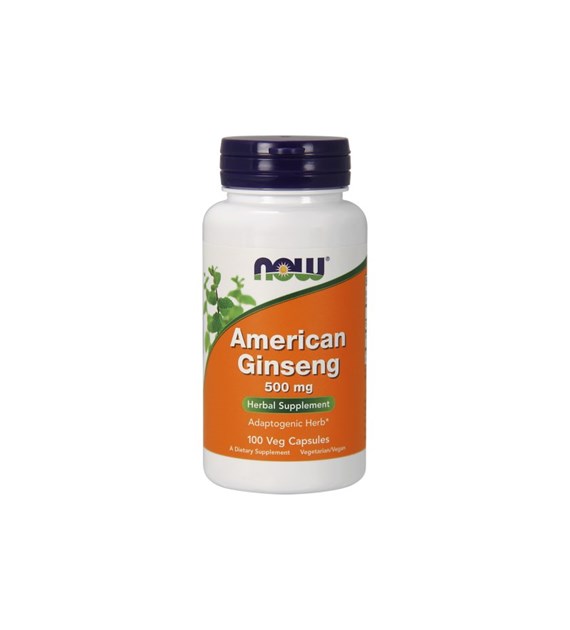 NOW FOODS American Ginseng, 500 mg (100 vcaps)