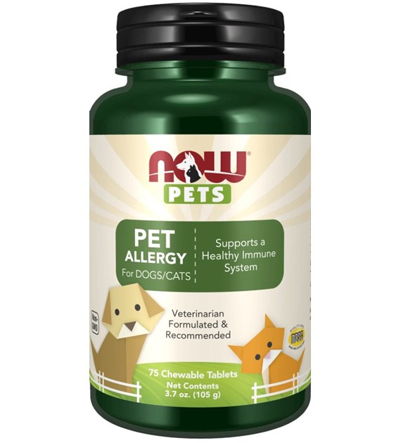 NOW PETS Pet Allergy for Dogs/Cats (75 tabl.)
