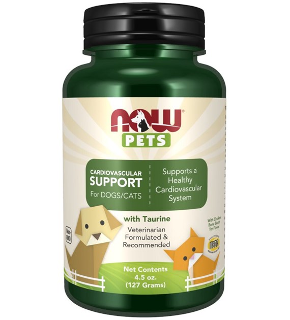 NOW PETS Cardiovascular Support for Dogs & Cats (127 g / 4.5 oz.)