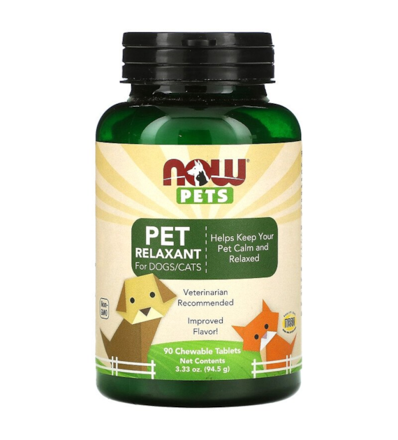 NOW PETS Pet Relaxant for Dogs/Cats (90 tabl.)