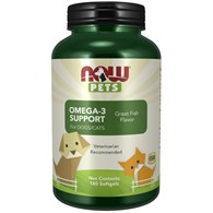 NOW PETS Omega-3 Support For Dogs/Cats (180 kaps.)