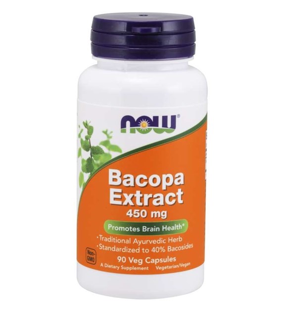 NOW FOODS Bacopa Extract, 450 mg (90 vcaps)