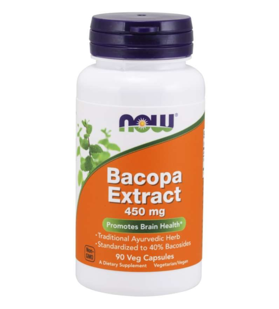 NOW FOODS Bacopa Extract 450 mg (90 kaps.)