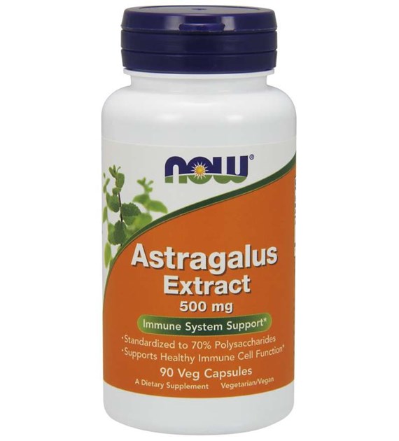NOW FOODS Astragalus 70% Extract, 500 mg (90 vcaps)