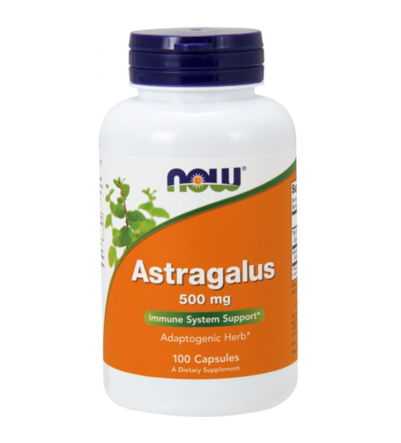 NOW FOODS Astragalus - Traganek 500 mg (100 kaps.)