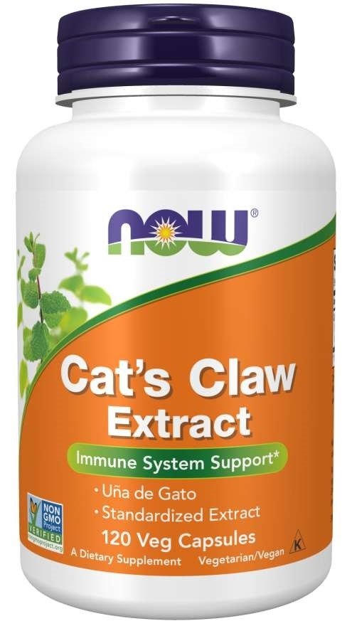 NOW FOODS Cat's Claw - Koci Pazur ekstrakt (120 kaps.)