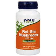 NOW FOODS Rei-Shi Mushrooms - Reishi i Shiitake 270 mg (100 kaps.)