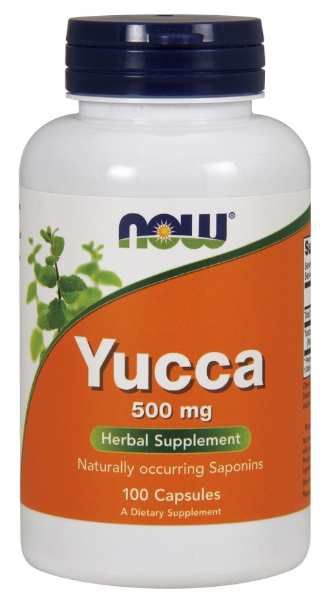 NOW FOODS Yucca - Korzeń Yukka 500 mg (100 kaps.)