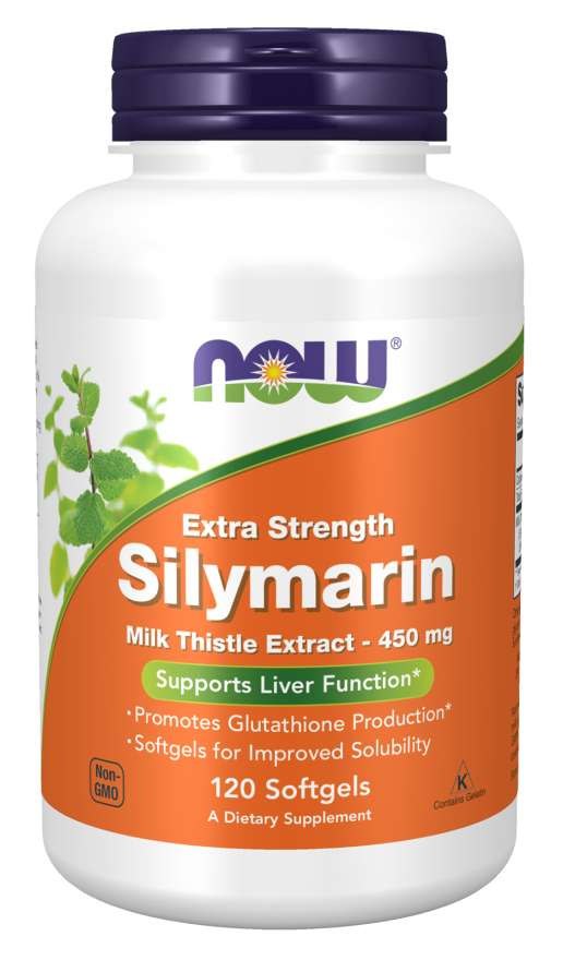 NOW FOODS Silymarin - Sylimaryna z Ostropestu Plamistego (120 kaps.)