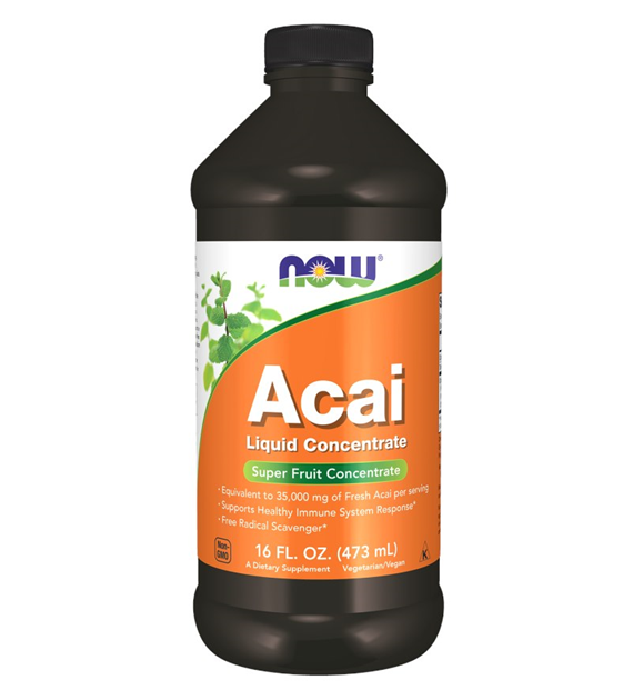 NOW FOODS Acai Liquid Concentrate (473 ml / 16 fl. oz.)