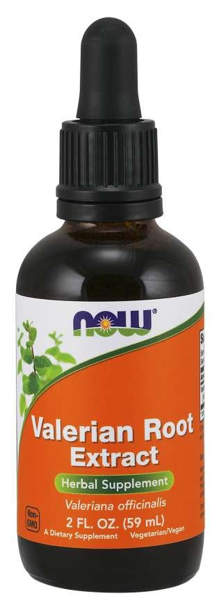 NOW FOODS Valerian Root (Waleriana) - Kozłek Lekarski (59 ml)