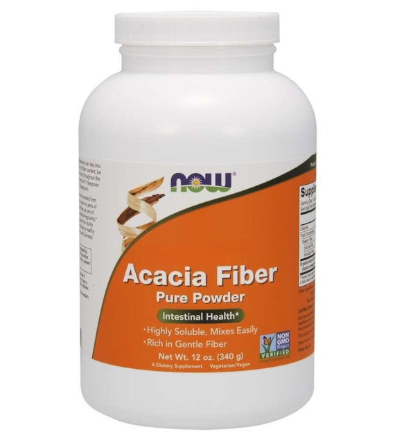 NOW FOODS Acacia Fiber - Błonnik Akacjowy (340 g)