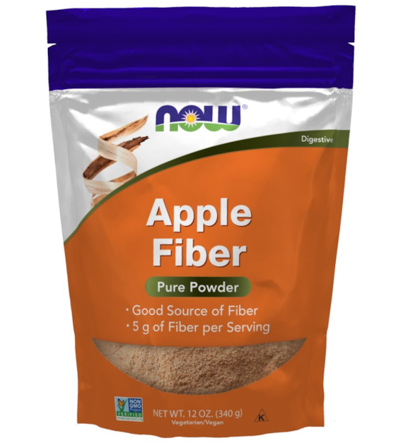 NOW FOODS Apple Fiber - Błonnik jabłkowy (340 g)