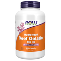 NOW FOODS Beef Gelatin 550 mg (200 caps.)