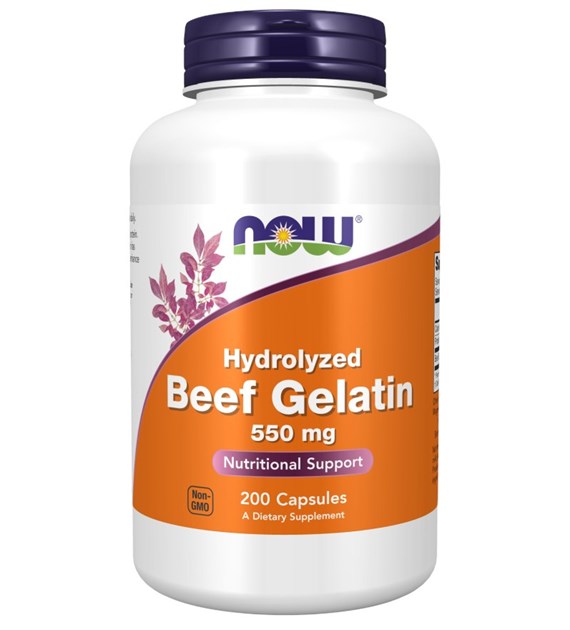NOW FOODS Beef Gelatin 550 mg (200 caps.)