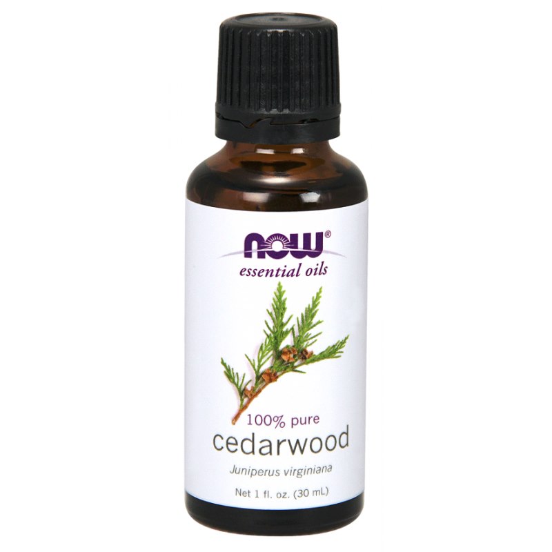 NOW FOODS 100% Olejek Cedrowy - Cedarwood (Drzewo Cedrowe) (30 ml)
