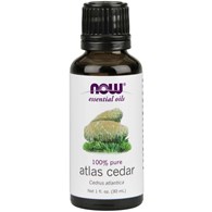 NOW FOODS Atlas Cedar Oil Pure (30 ml / 1 fl. oz.)