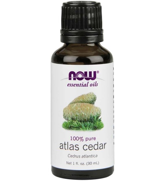 NOW FOODS Atlas Cedar Oil Pure (30 ml / 1 fl. oz.)