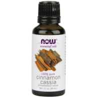 NOW FOODS 100% Olejek Cynamonowy Cinnamon Cassia - Cynamon (30 ml)