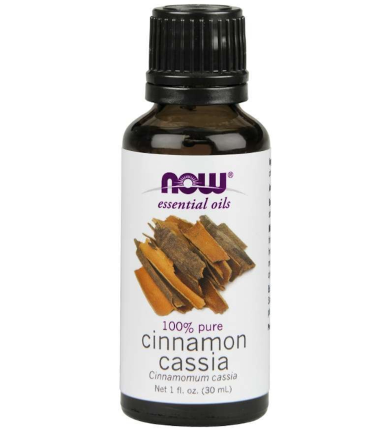 NOW FOODS 100% Olejek Cynamonowy Cinnamon Cassia - Cynamon (30 ml)