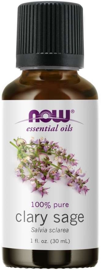 NOW FOODS Clary Sage - 100% Olejek z Szałwii - Szałwia (30 ml)