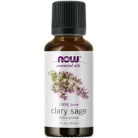 NOW FOODS Clary Sage Oil (30 ml / 1 fl. oz.)