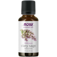 NOW FOODS Clary Sage - 100% Olejek z Szałwii - Szałwia (30 ml)
