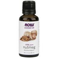 NOW FOODS Nutmeg Oil Pure (30 ml / 1 fl. oz.)