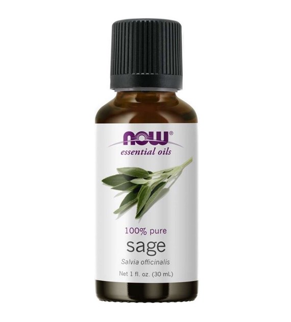 NOW FOODS 100% Olejek z Szałwii - Sage - Szałwia (30 ml)