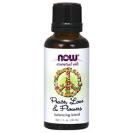 NOW FOODS Peace, Love & Flowers Oil Blend (30 ml / 1 fl. oz.)