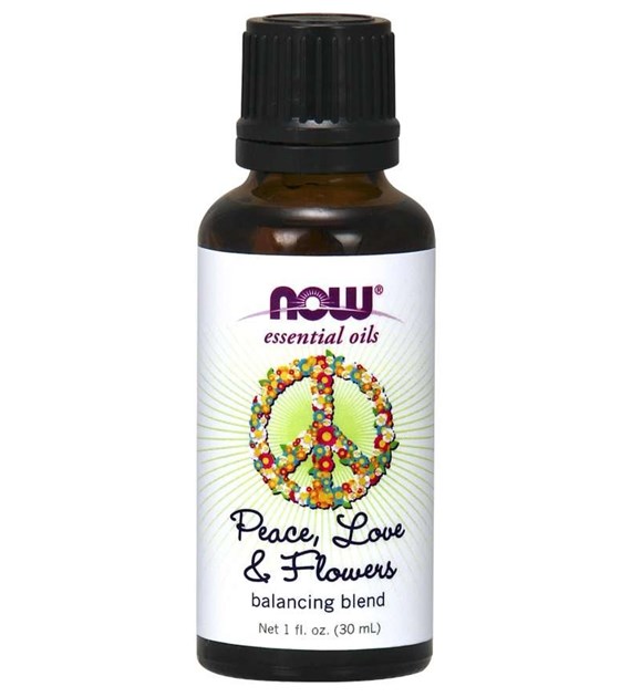 NOW FOODS Peace, Love & Flowers Oil Blend (30 ml / 1 fl. oz.)