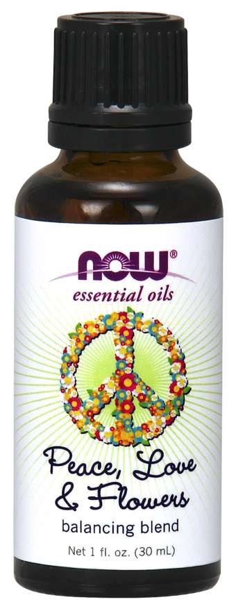 NOW FOODS Peace, Love & Flowers Oil Blend (30 ml)