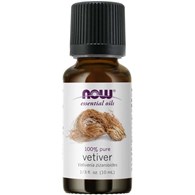NOW FOODS 100% Vetiver Oil (10 ml / 0,34 fl. oz.)