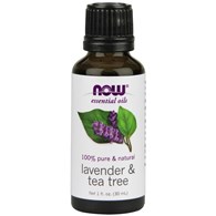 NOW FOODS Lavender & Tea Tree Oil (30 ml / 1 fl. oz.)